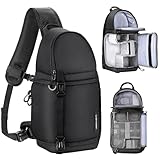 K&F Konzept Kamera Sling Tasche Crossbody Tasche Kamera Schulter DSLR Fall...