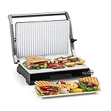Klarstein Buffalo Kontaktgrill Paninimaker, 2000W, Ceramic Coating Technology, Aufklappen...