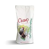 Champ Geflügelkörnerfutter, 25 kg Hühnerfutter geprüft mit Muschelschalen ohne...
