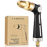 FANHAO Gardena Pistole hochdruckdüse, Robuste Gartenbrause Metall mit 4...