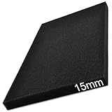 Easyboost Luftfilterschaum Luftfiltereinsatz 28x15cm Dicke 15mm Universell zum Zuschneiden...