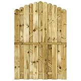 vidaXL Kiefer Imprägniert Gartentor 100x150cm Holztor Zauntor Lattenzaun Tor