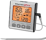 ThermoPro Digitales Grill-Thermometer Bratenthermometer Fleischthermometer...