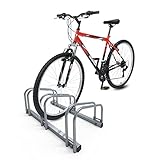 VOUNOT Fahrradständer, für 3 Fahrräder, Boden und Wandmontage, Aufstellständer...