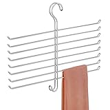 iDesign Hängeaufbewahrung für Schals, kleiner Hängeorganizer aus Metall für...