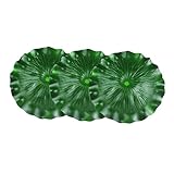PartyKindom 3 Stück Pool-Aquarium Fisch Schwebend blühen Lily Pads Pools gefälscht...
