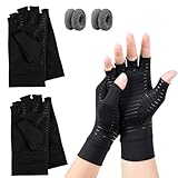 Eniyou Arthrose Handschuhe 2 PCS Fingerlose Handschuhe Fingerlose Handschuhe Herren...