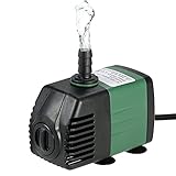 Funien Brunnen Pumpe,1500L / H 25W Tauchwasserpumpe für Aquarium Tabletop Brunnen Teich...