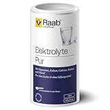 Raab Vitalfood® Elektrolyte Pur (320 g) - vegan, mit Messlöffel, Elektrolyte...