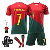 Pardofelis Fußball Trikot für Kinder, Trikot Nr. 7 Fußballtrikots Fussball T-Shirt...