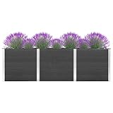 DIGBYS Garten-Hochbeet 300x100x91cm WPC Grau