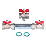 SPEWA Einbausatz Wärmemengenzähler 1' Direktmessung Kugelhähne, Passstück...