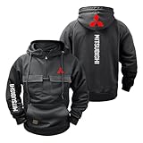 CCVQPF Gemütliche Kapuzenjacke Für Herren Für M.it.su.b.ish.i Gr.ou.p Pullover Mit...