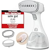 LEBENLANG Steamer Dampfglätter TESTSIEGER - 1500W & 300ml inkl. Bügelhandschuh...