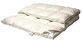 Betten Hofmann Traum Daunen-Kassettenbett 6x7 Karo 240x220cm 1780g canadische...