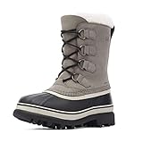 Sorel Caribou wasserdichte Schneestiefel für Damen, Grau (Shale x Stone), 40 EU