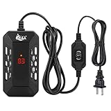 AQQA Aquarium Heizung 20L 25W Aquarium Heizstab mit LED Digitalanzeige, Temp...