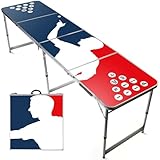Beer Pong Offizieller Tisch Player | Premium Qualität | Offizielle Maße | Wasserdicht |...
