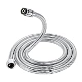 KINSE Verdrehschutz Brauseschlauch, 150CM Universal Duschschlauch, Edelstahl,Shower Hose...