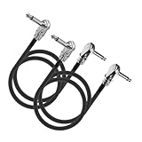SECFOU 2 Stück E Gitarren Effektkabel, Gitarren Effektkabel, Gitarren Audiokabel,...