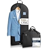 Bruce.® Kleidersack Kurz 120x60 cm – Hochwertige Kleiderhülle für Anzug, Blazer,...
