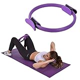 Pilates Ring Widerstandsring, Doppelgriff Pilates Yoga Rings, Exercise Ringe,...