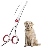Hunde Scheren, Gebogene Schere Hund Fellschere Für Hunde, Hund und Katze...