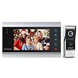 TMEZON Video Türsprechanlage Türklingel Intercom System, 1080P 7 Zoll Monitor mit...
