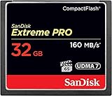 SanDisk Extreme Pro CompactFlash Speicherkarte 32 GB (UDMA7, 4K- und Full-HD-Videos, VPG...