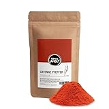 Spicy Welt Cayenne Pfeffer Gemahlen (250g) – Cayenne Pfeffer Pulver für Suppen, Saucen,...