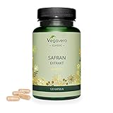 SAFRAN Kapseln Vegavero ® | 120 Kapseln | 30 mg Affron® Safran Extrakt | 3,5%...