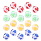 Gogogmee 20 Stück Teiliges Klettballspiel für Bunte Nylon wurfkugeln Langlebiges...
