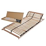 liebling Lattenrost Nuvola 90 x 200 cm, Selbstmontage DIY, Kopfteil verstellbar, 28...