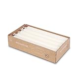 Müller Kerzen PRO NATURE Stearin Stabkerzen - Set 10 Stück - 2,2 x 20 cm -...