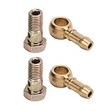 M12 X 1,25 Mm Wasser Banjo, Kit2 Set M12 X 1,25 Mm auf 3/8 Zoll Turbo Wasser Banjo Gut...