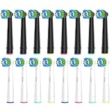 16 Stück Precision Aufsteckbürsten Kompatibel mit Oral B Elektrische Zahnbürsten. 8er...