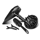 ghd air hair drying kit, professioneller Haartrockner mit Diffusor, Bürste, Clips und...