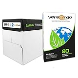 versando 2.500 Blatt Recyclingpapier DIN A4 EcoWhite 80g Kopierpapier Druckerpapier Öko...