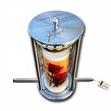 Grablaterne mit optionaler Gravur inkl. 7-Tage-Kerze – Wetterfeste Edelstahl Grablampe,...