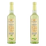 Höllinger Bio Holunderblütensirup, Holunderblüte, 500 ml (Packung mit 2)