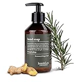 Jean & Len Handseife Rosemary & Ginger, reinigt beanspruchte Hände, für die tägliche...