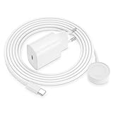 Apple Watch Ladekabel Original, 20W USB C Ladegerät Schnellladegerät mit Magnet iWatch...