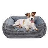 JOEJOY Hundebett Mittelgroße Hunde, Hundebett Waschbar Flauschig Hundekorb,...