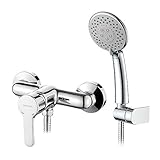 GRIFEMA PORTO-G12003 | Duscharmatur - Brausebatterie mit Brauseschlauch,...