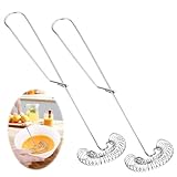 2 Stück Spiralbesen,Edelstahl-Schneebesen, Mini Klein Spiralschneebesen,Schaumschläger...