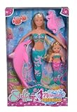 Simba 105733336 - Steffi LOVE Mermaid Friends, Puppe als zauberhafte Meerjungfrau mit...