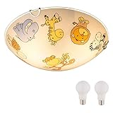Globo Kinderzimmer Lampen Decke Mädchen Jungen mit LED - Deckenleuchte E27 -...
