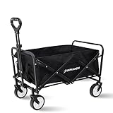 Klappbarer zusammenklappbarer Bollerwagen, Strandkarren mit großer Kapazität,...