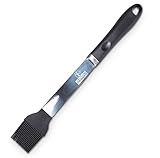 Ess-Nische® Hitzebeständig BBQ Grill-Pinsel XXL aus Edelstahl und Silikon zum Marinieren...