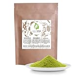 Bio Gerstengras Pulver 400g | Vorteilspack aus deutschem Anbau | Rohkostqualität - vegan...